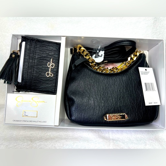 Jessica Simpson Handbags - Jessica Simpson crossbody bag with wallet, new in box .gold hardware. NWT